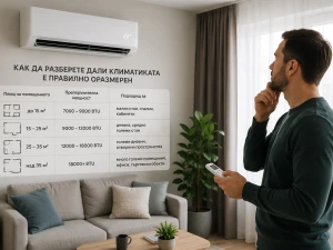 Как да разберете дали климатикът е правилно оразмерен