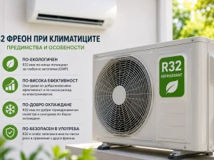 R32 фреон при климатиците: Предимства и особености