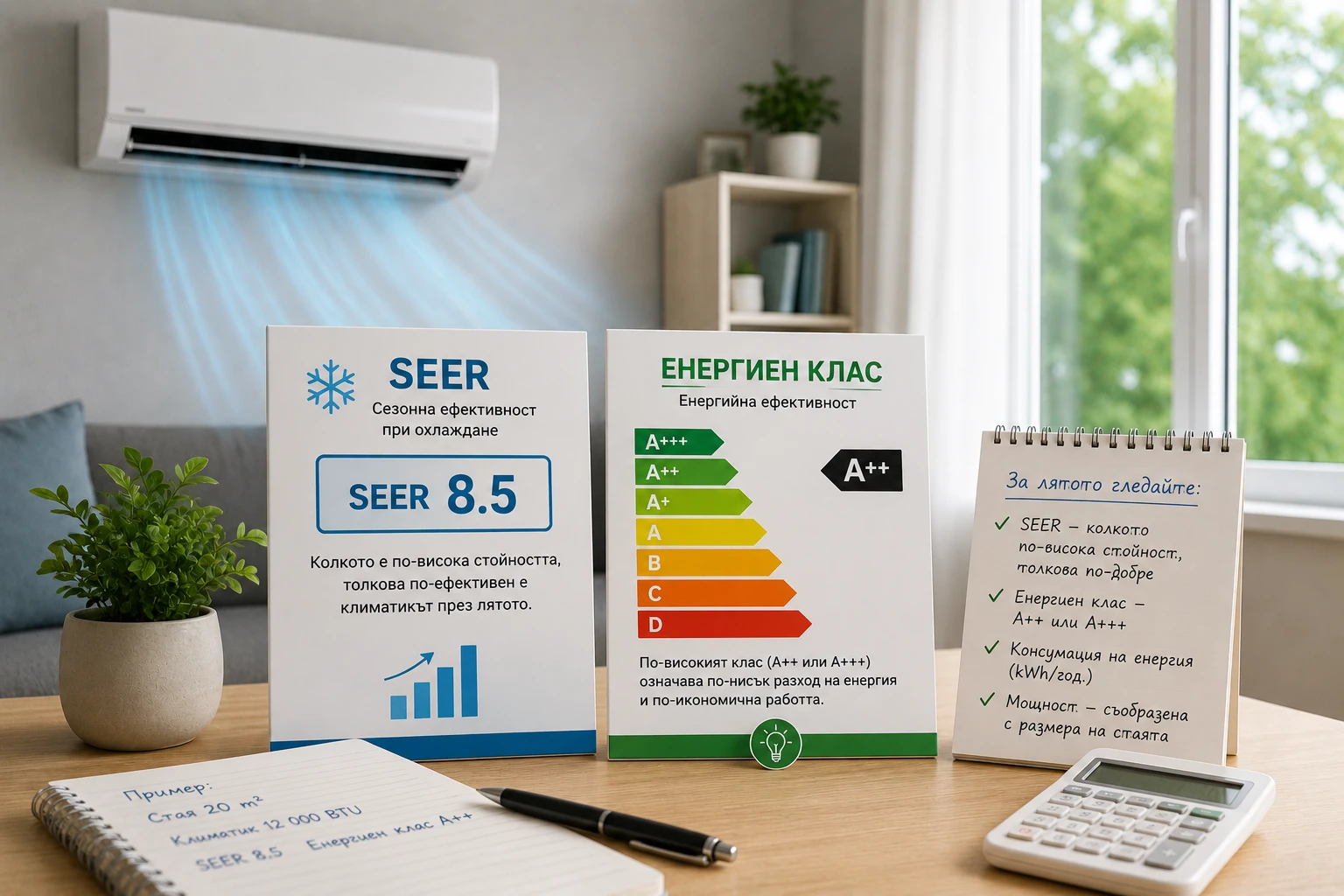 SEER или енергиен клас: Какво да гледаме за лятото