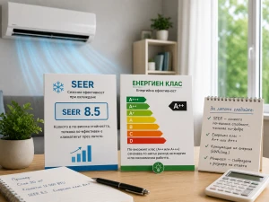SEER или енергиен клас: Какво да гледаме за лятото