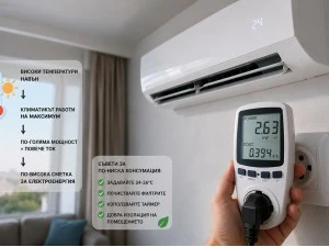 Защо климатикът харчи много ток през лятото?
