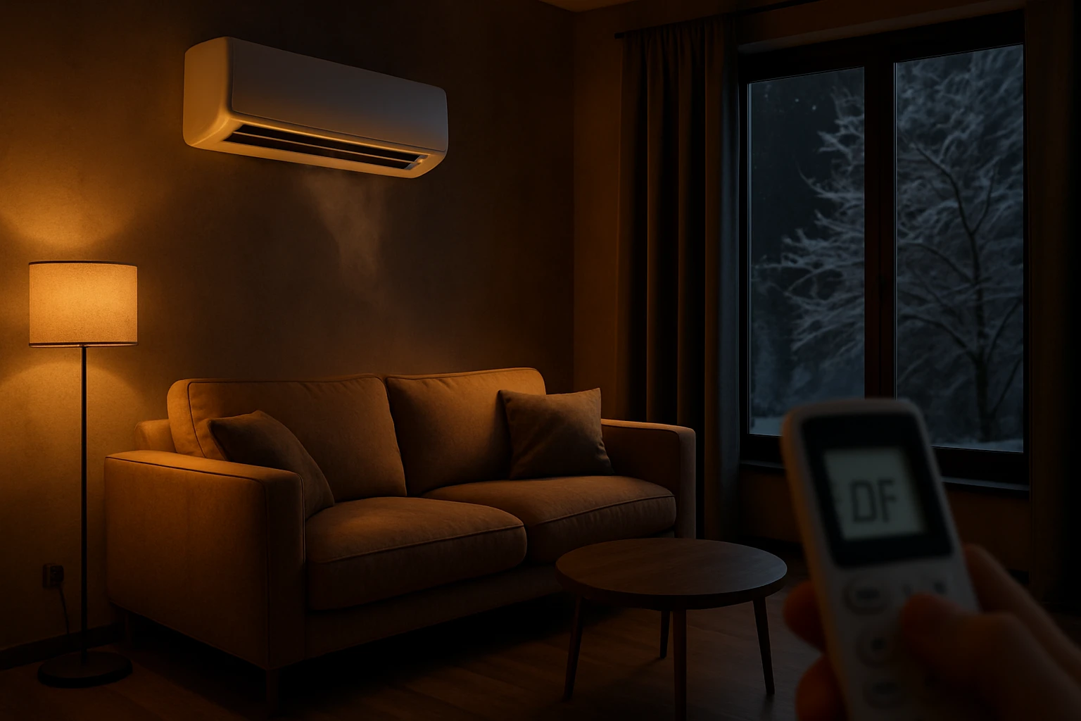 Нормално ли е климатикът да спира при Defrost
