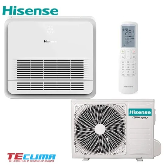 Подов климатик Hisense Super Inverter AKT40UR4RK8, 14 000 BTU, Клас А++