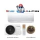 Инверторен климатик Alpin Eco ASW-25TEVI/ ASW-25TEVO, 9 000 BTU, Клас А++