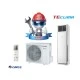 Трифазен колонен климатик Gree GVH48AL/ M6DNC7A, 48 000 BTU, Клас А++